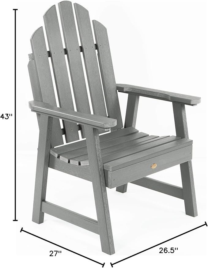 Highwood Classic Westport Patio and Garden Chair, Coastal Teak