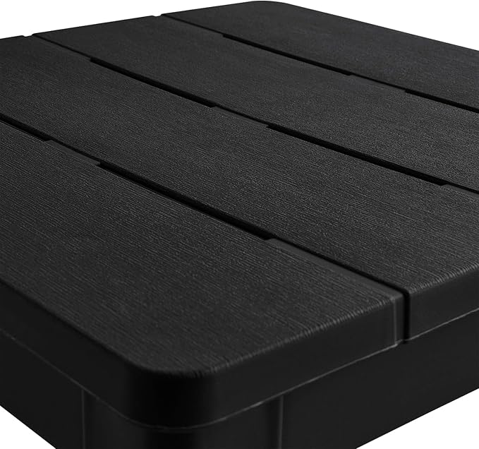 Keter Deluxe Adirondack Side Table - Black