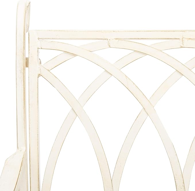 Safavieh PAT5021A Outdoor Collection Ressi Pearl White Rock Bench
