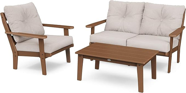 POLYWOOD Lakeside Deep Seating Set / PWS519-2-TE145999 - Photo 1