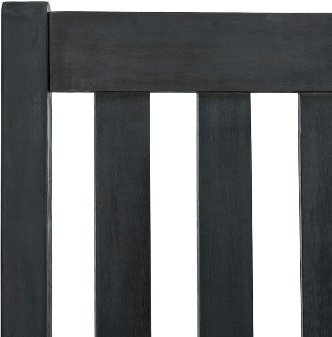 SAFAVIEH PAT6707K Outdoor Collection Barstow Dark Slate Gray Rocking Chair