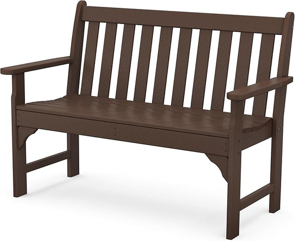 POLYWOOD GNB48MA Vineyard 48" Bench, Mahogany - Photo 1