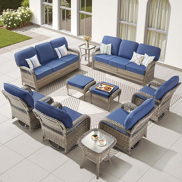 10 Pieces Outdoor Patio Furniture Set - Photo 1