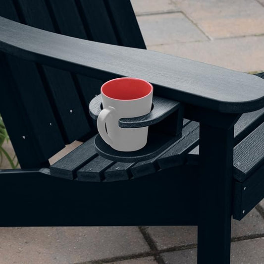 highwood Screw-On Cup Holder for Adirondack Chairs, Federal Blue