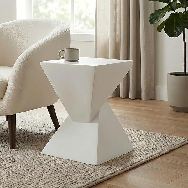 Christopher Knight Home Ginues Lightweight Concrete Square Coffee Table, Indoor and Outdoor Side Table for Living Room - Photo 1