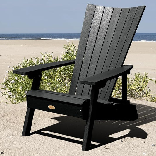 highwood Manhattan Beach Adirondack Chair, Black