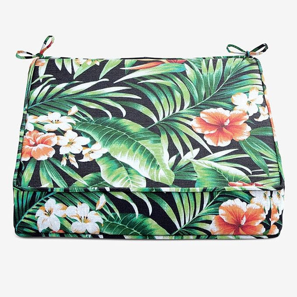 BrylaneHome Extra-Thick Seat Cushion - 23”L x 22”W x 5.5”H - Patio & Outdoor - Water - Photo 1