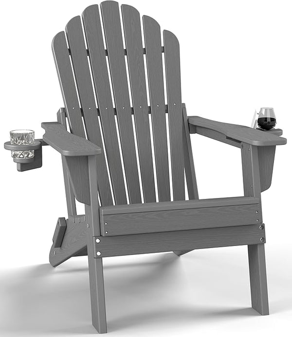 Plawdlik 2026 Upgraded Oversized Folding Adirondack Chair - Photo 1
