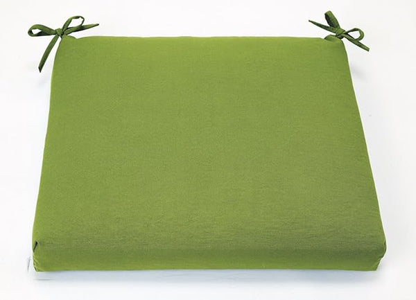 BrylaneHome Chair Cushion with Ties - 18.75" L x 18" W - Patio & Outdoor - Water, Stain & Fade Resistant - Willow - Photo 1