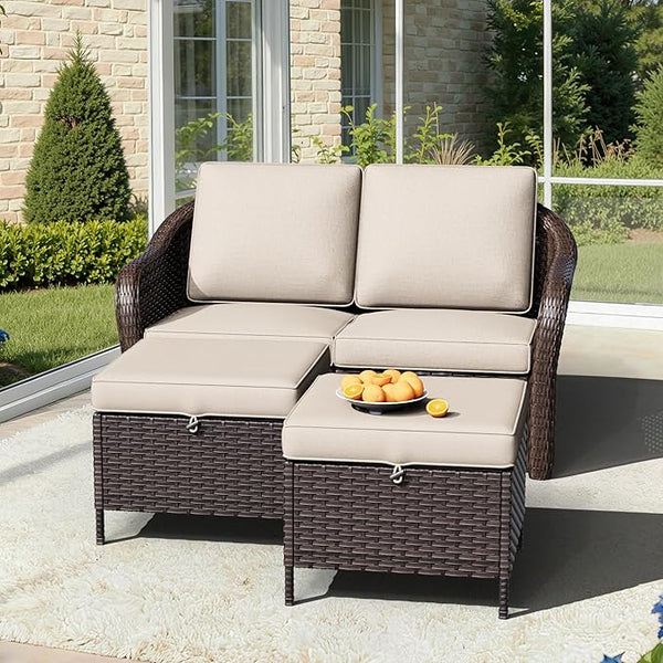 Patio Sectional Couch Set - Photo 1