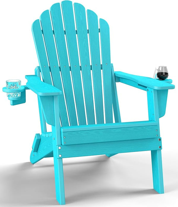 Plawdlik 2026 Upgraded Oversized Folding Adirondack Chair - Photo 1