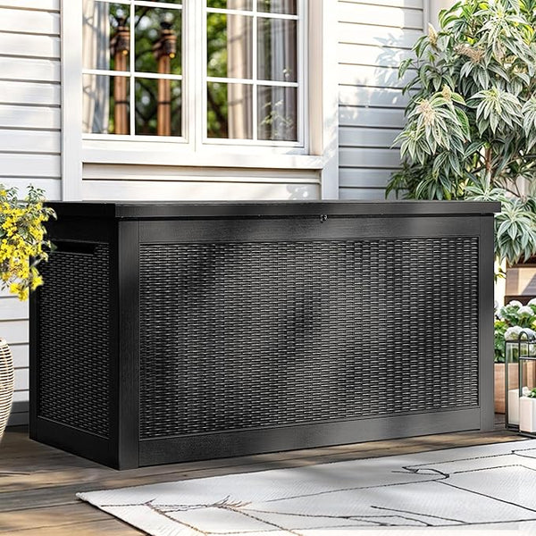 YITAHOME 260 Gallon Outdoor Storage Box, Large Water Resistant Resin Deck Box - Photo 1