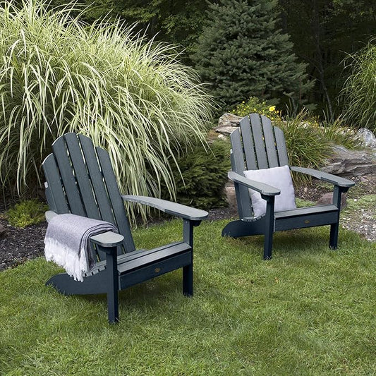 Highwood Classic Westport Adirondack Chairs, 2-Piece Set, Federal Blue