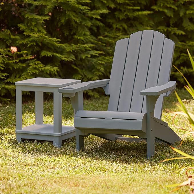 Keter Kiawah Adirondack Chair - Gray