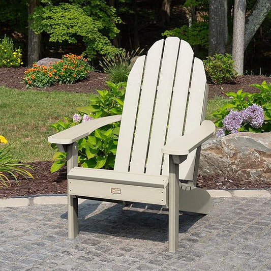 Elk Outdoors The Essential Adirondack Chair, Whitewash