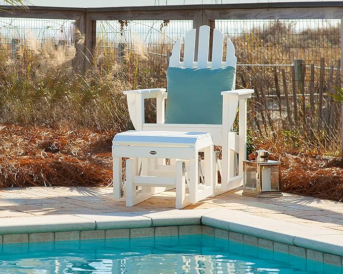 POLYWOOD® Classic Adirondack Glider, Mahogany