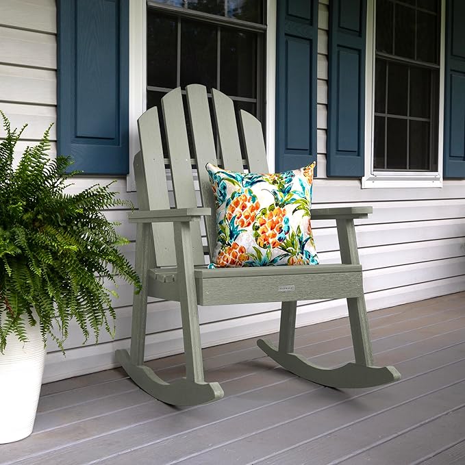 Highwood Classic Westport Garden Rocking Chair, Eucalyptus
