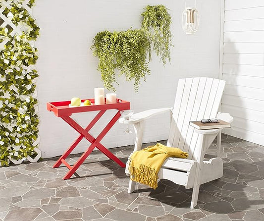 Safavieh Patio Collection Hampton Adirondack Acacia Wood Chair