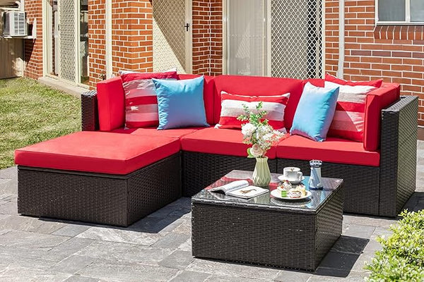 Vongrasig 5 Pieces Small Patio Furniture Sets - Photo 1