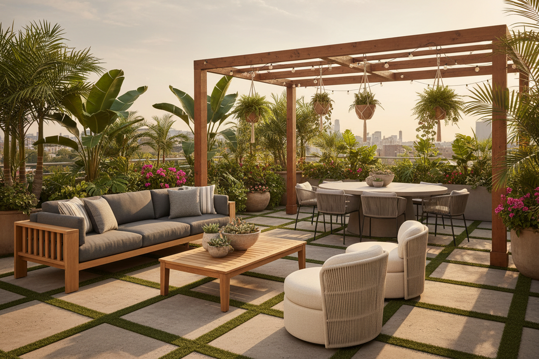 10 Creative Ways to Arrange Outdoor Furniture for Optimal Space and Comfort