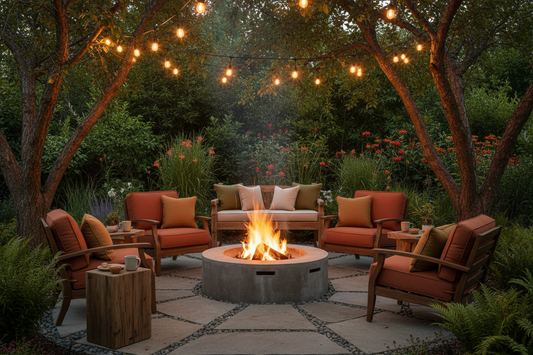 Create a Cozy Fire Pit Area in Your Backyard with These Design Tips and Furnishing Ideas