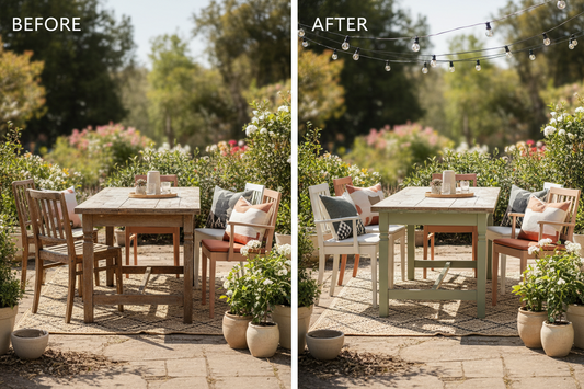 DIY Patio Furniture Makeover: Transforming Thrift Store Finds into Chic Outdoor Decor