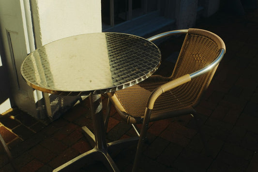 How to Choose a Crescent Round Table for a Small Patio Seating Nook