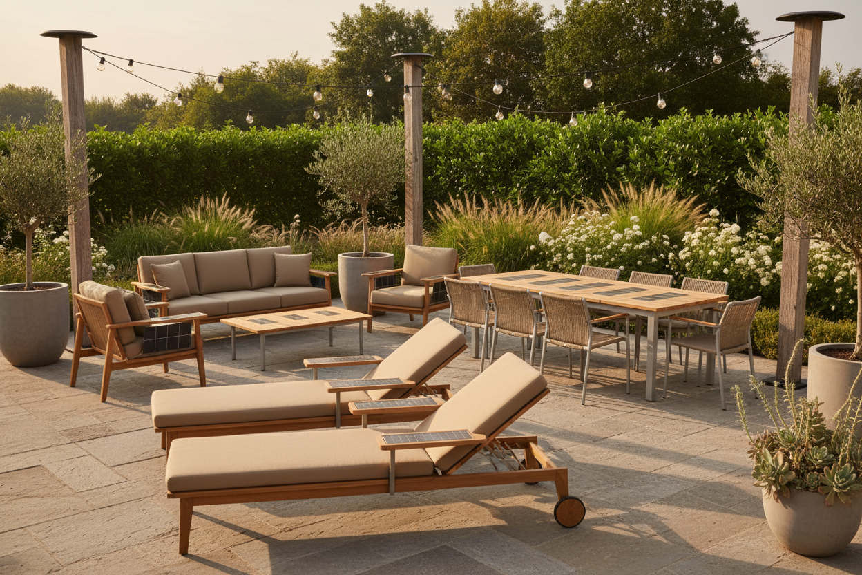 Best Selling Solar Outdoor Furniture