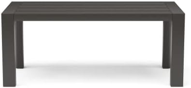Homestyles Grayton Outdoor Aluminum Coffee Table, Gray
