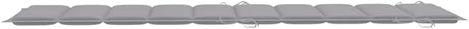 Foldable Sun Lounger with Cushion, Solid Acacia Wood Outdoor Chaise Lounge for Patio Garden Balcony - Photo 8