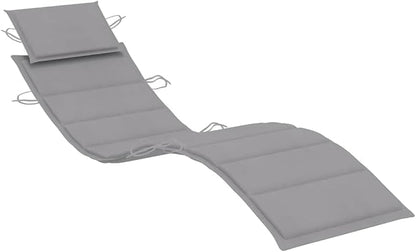 Sunlounger Wooden Solid Acacia Wood Standard Foldable Beach Recliner Patio Sunbed for Balcony Outside