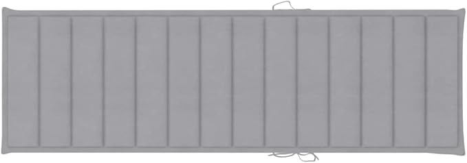 YAFF Adjustable Grey Solid Acacia Wood Sunlounger – Large Outdoor Chaise Lounge with Armrests & Wheels for Patio and - Photo 3