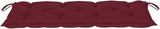 47.2 Inch Long Solid Acacia Wood 2-Seater Garden Bench with Polyester Cushion, Rustic Outdoor Seating for Patio - Photo 7