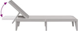Outdoor Sun Lounger, Foldable Patio Recliner with Adjustable Backrest - Photo 7