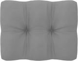 Gray Solid Pine Wood 2-Seater Sofa with Medium Modular Design and Weather-Resistant Polyester Cushions for Outdoor - Photo 9