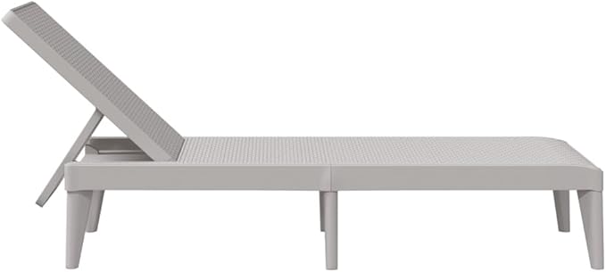 Outdoor Sun Lounger, Foldable Patio Recliner with Adjustable Backrest - Photo 5