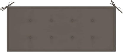 Garden Benches,Ergonomically Designed Outdoor Benches,All Weather Patio Chair,for Porch Lawn Backyard Park,Patio Bench with Cushion 47.2" Solid Acacia Wood