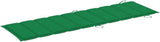 Patio Sun Lounger Set of 2, Outdoor Chaise Lounge Chairs with Cushions, Solid Acacia Wood Frame, Green Polyester Fabric - Photo 8