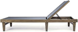 Outdoor Chaise Lounge Chair, Weather-Resistant Reclining Pool Lounger for Patio, Garden, Backyard & Poolside - Photo 3