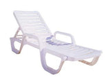 Grosfillex Bahia Resin Chaise - 44031004 (6 pack)