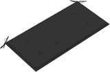 Patio Bench with Anthracite Cushion, woodenPatio Storage Benchbench with backrest and armrests - Photo 6