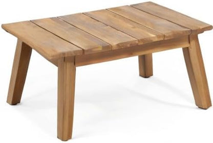 Burchett Outdoor Coffee Table - Acacia Wood - Teak