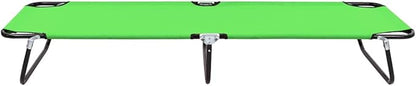 Folding Sun Lounger 22.8x74.8x11 in, 600D Polyester PE Steel Frame, 264.6 lbs, Patio Pool Beach Camping Garden Balcony