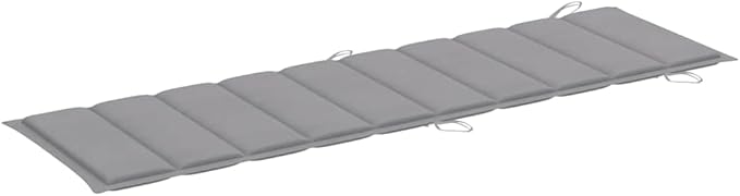 Foldable Sun Lounger with Cushion, Solid Acacia Wood Outdoor Chaise Lounge for Patio Garden Balcony, Durable Comfortable Sunbed for Relaxing Sunbathing