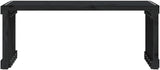 Patio Bench Extendable Black 83.7"x15.9"x17.7" Solid Wood Pine - Photo 4