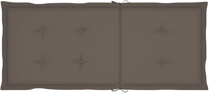 Acacia Wood Outdoor Rocking Chair 39.4 in Wide Wooden Tone Taupe Cushion Ergonomic Lounge Rocker 264 lb Capacity for Patio Garden Balcony and Indoor Reading Nook