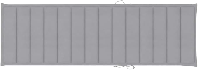 Solid Acacia Wood Adjustable Sunlounger 23.6 x 78.7 x 21.7 in with Wheels & Removable Cushion for Garden Poolside Patio - Photo 9