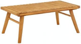 vidaXL Outdoor Coffee Table, Solid Acacia Wood Patio Side Table with Weather Slatted Design, Ideal for Garden - Photo 10