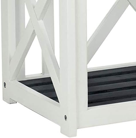 SAFAVIEH Outdoor Collection Branco Dark Slate Grey Bench