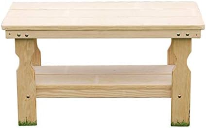 Amish Casual Heavy Duty Pressure Treated Wood Unfinished Outdoor Coffee Table - Crafted from Solid Pine by Amish Craftsmen in The USA